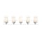 Z-Lite Soledad 5 Light Vanity, Chrome & White 485-5V-CH - alternate 4